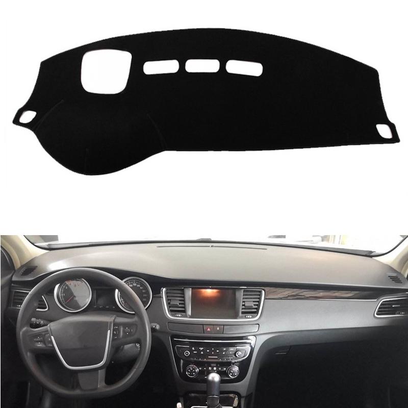 For Peugeot 508 508sw 508GT RXH 2010-2018 Dashmat Dashboard Cover Pad Mat Trument Rug SunVisor Protect Carpet Car Accessories