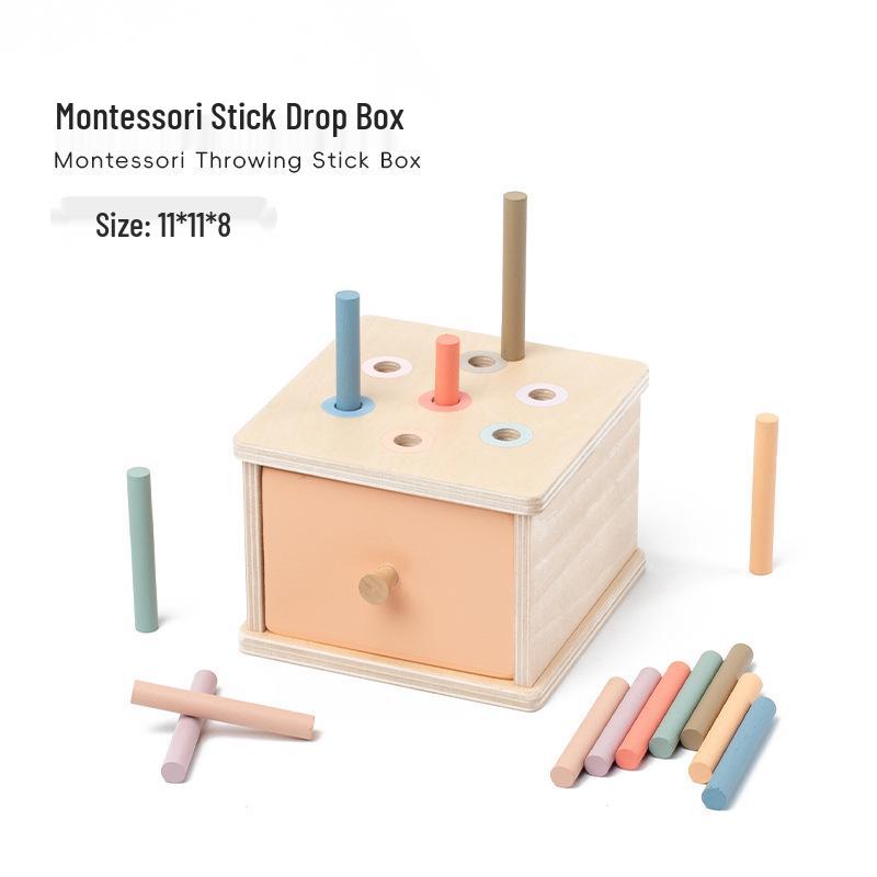 Montessori Pädagogische Münzbox: Farben- & Formerkennungsblöcke für Babys & Kleinkinder