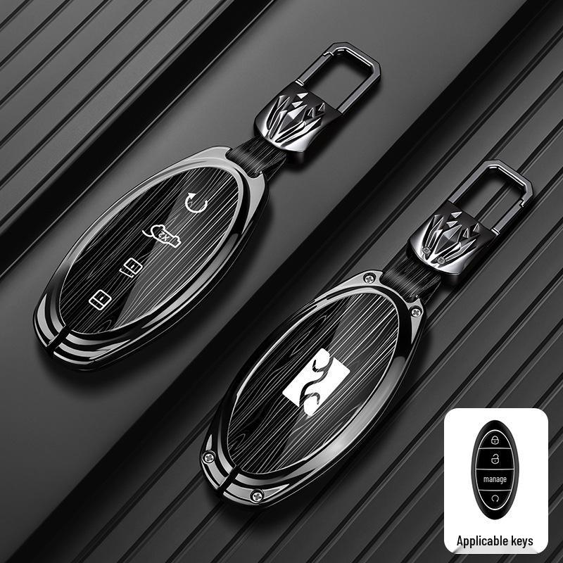 BYD Yangwang U8/U9 Car Key Case: Metal Shell & Buckle Set
