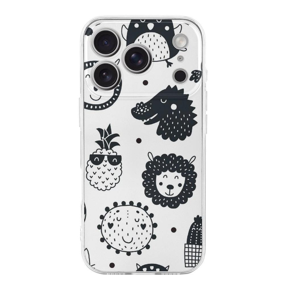 1 Pack For Iphone 17/17Air/17Pro/17ProMax Tpu Phone Case With Slim Profile, Anti-Slip Sides, Raised Lips Around Camera, Responsive Press Buttons