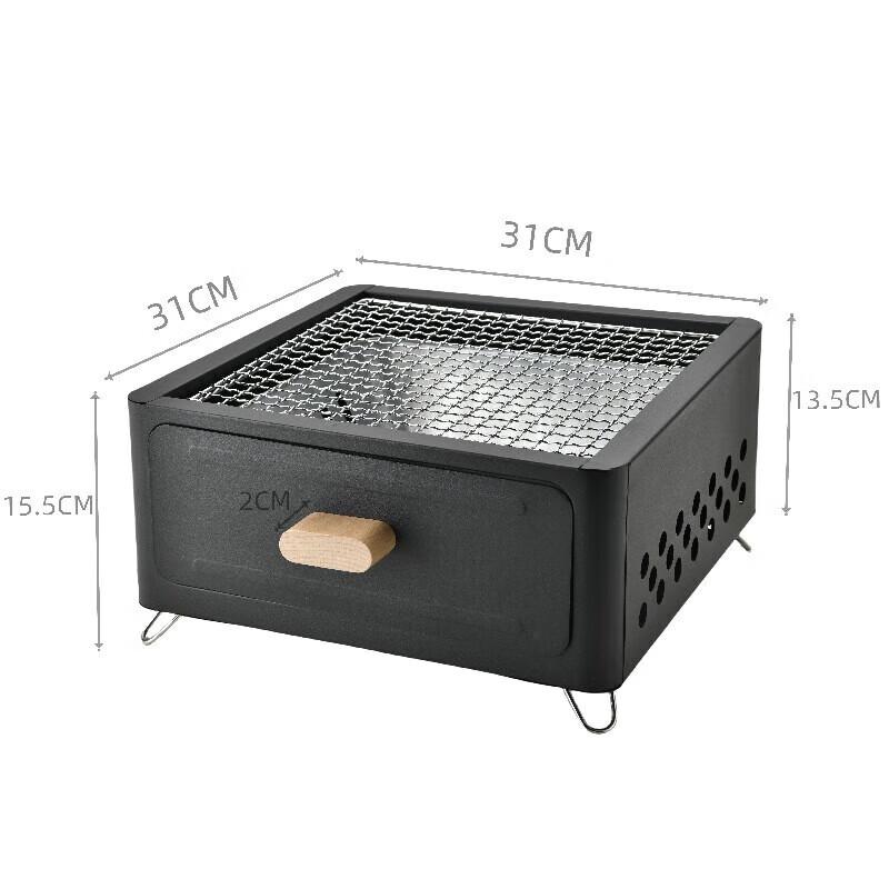Multi-functional Outdoor Charcoal BBQ & Tea Stove