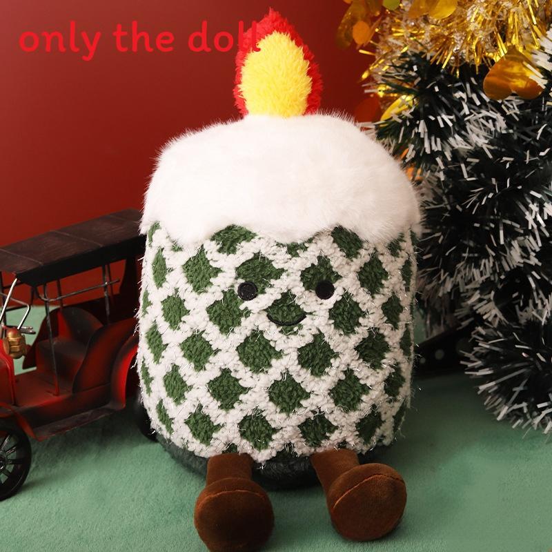 Santa Claus Plush Doll With Pp Cotton Filling For Christmas Home Decor And Collectors