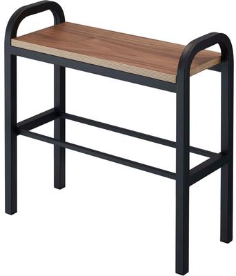 Yamazaki Jitsugyo 4788 Snadno stojící lavice na boty Černá Cca. Š48XH19XV46cm Věžový stojan na boty na lavici s rukojetí