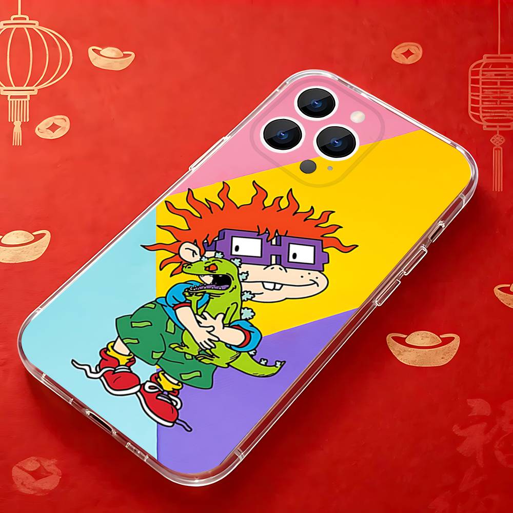 C-Chuckie A-AngelicaS Rugrat Phone Case For iPhone 17,16,15,14,13,12,11 Pro,Max,Plus,X,XS,XR,SE4,E Mini Transparent Soft Cover