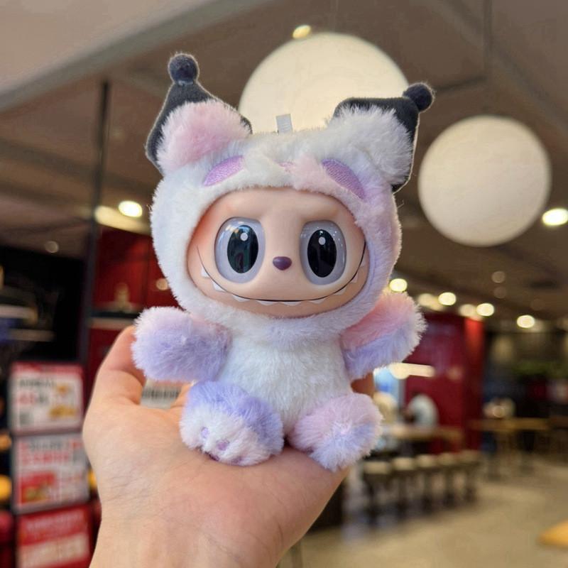 

Stitch Kuromi Cinnamoroll Football Tennis Sun Shaped Plush Pendant Toy TieDye Kuromi,Beaded Chain