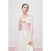 Mandy Zhang French Style Detachable Long Sleeve Knit Top