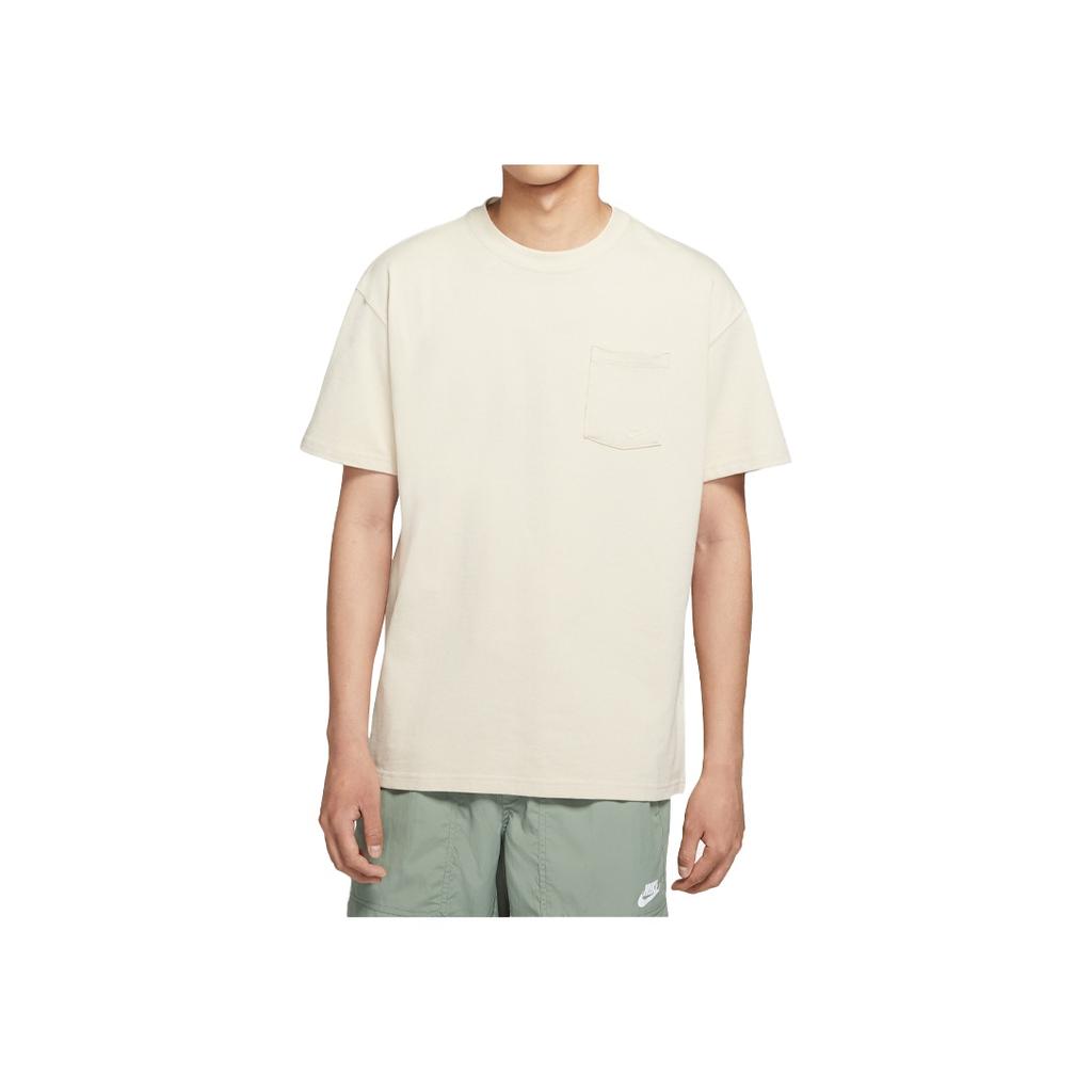 Nike Sportswear Essential Pocket Tee Men Tops Oatmeal DD0500-138