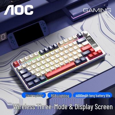 Clavier mécanique AOC GK300 à rétroéclairage RGB, trois modes