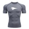 Men's Quick Dry Compression Workout T-Shirt, Breathable Pant