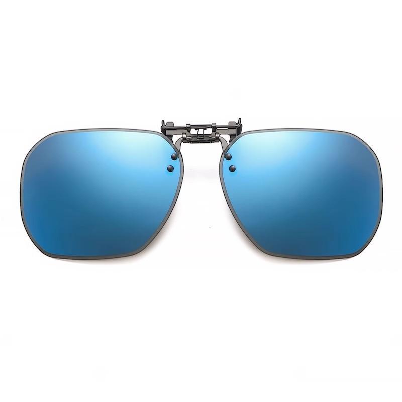 Polarized Sunglasses Clip for Men With Myopia Driving Fishing Sun Glasses Color Changing UV Resistant Night Vision Goggles