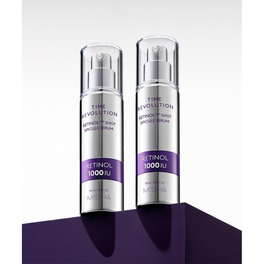 Missha [2] Time Revolution 1000 Shots Specular Serum  Retinol 1000 FREE