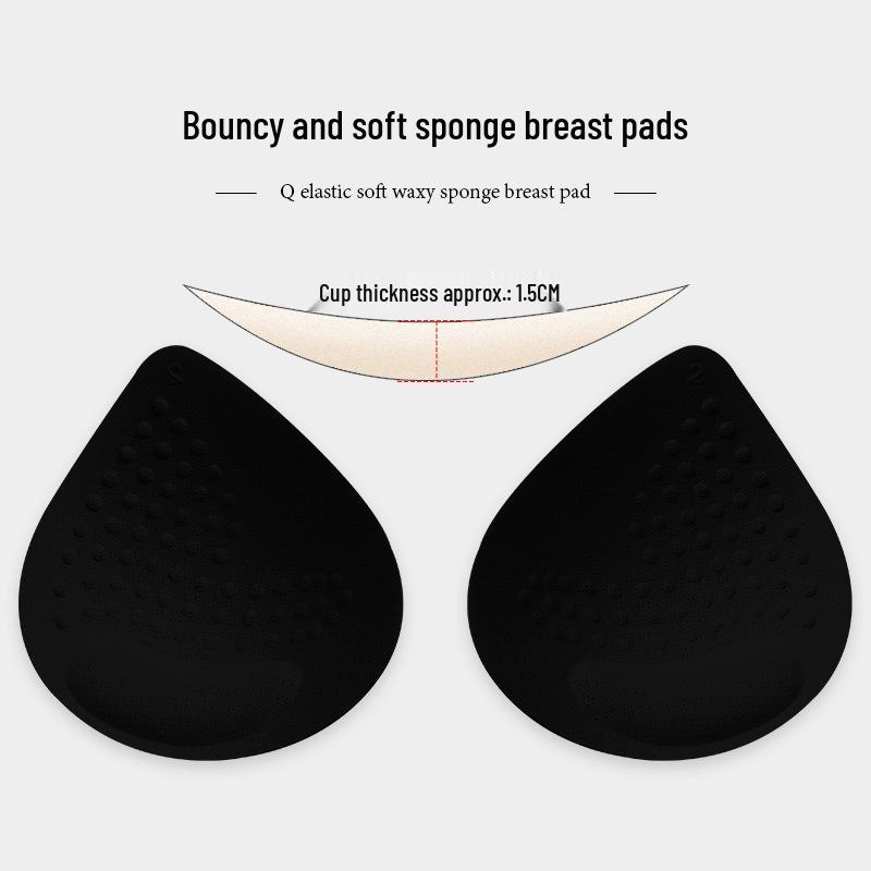 

Красивые вставки для спины бюстгальтера: Тонкие и толстые латексные накладки для груди, женский сменный спонж для раздельной поддержки, цельный дизайн XL