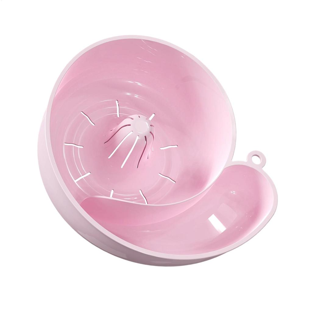 Snail Shaped Drain Automatic Vegetable Cleaning Basket Fruit Plate Filter Food Grade Fruit Salad Washing Basket