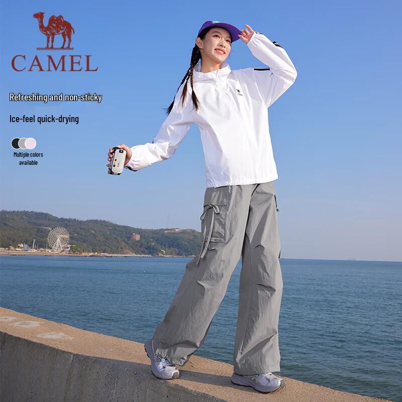 Camel Pantaloni Cargo da Donna Freschi al Tatto e ad Asciugatura Rapida
