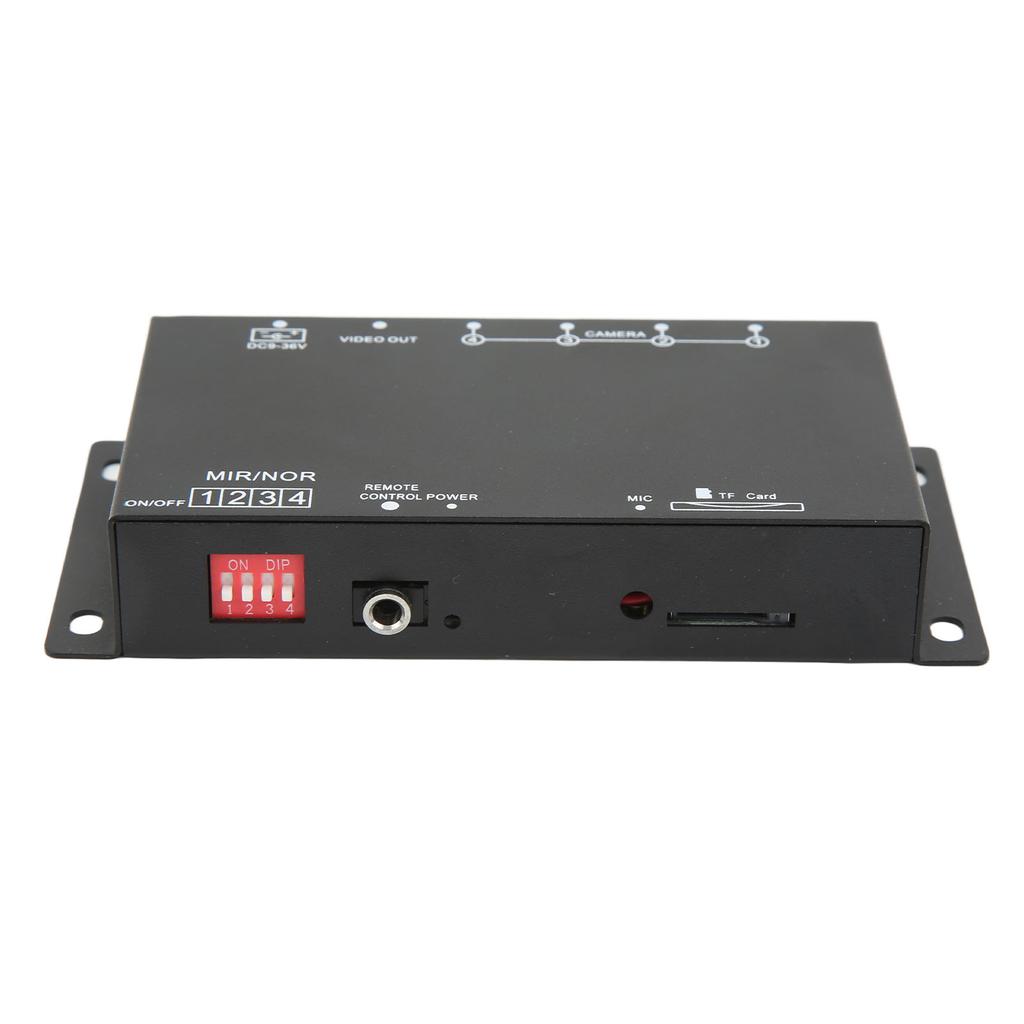 Vehicle Digital Video Recorder 4 Channel 720P DC9‑36V Universal Mini MDVR for RV Van Truck