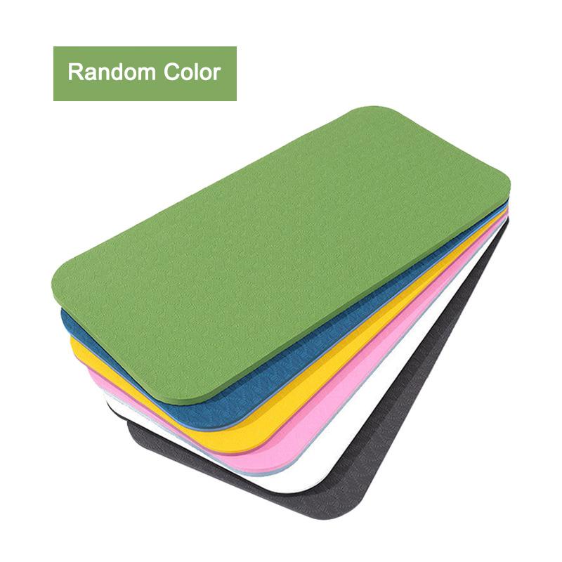 

Портативный коврик для йоги, толстый коврик для йоги, подушка для колена для упражнений с нескользящей текстурой, износостойкий материал, коврик для колена 0.6cm