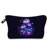 Women Mushroom Print Cosmetic Bag Toiletries Organize Travel Storage Case  6411 CLE