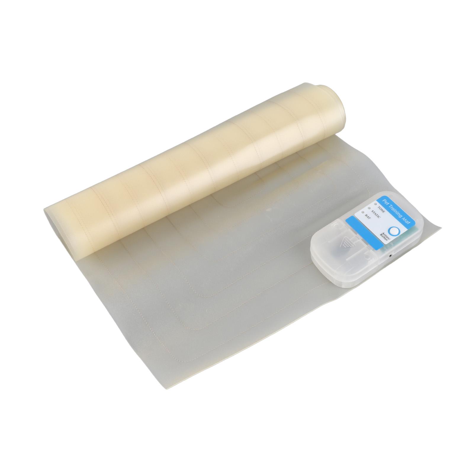 Nouveau Tapis Électrique Sécurisé pour Maison Intérieure Choc KeepAway Pour Dressage de Chiots (150cm X 30cm) ( Navire sans batteries ) beige