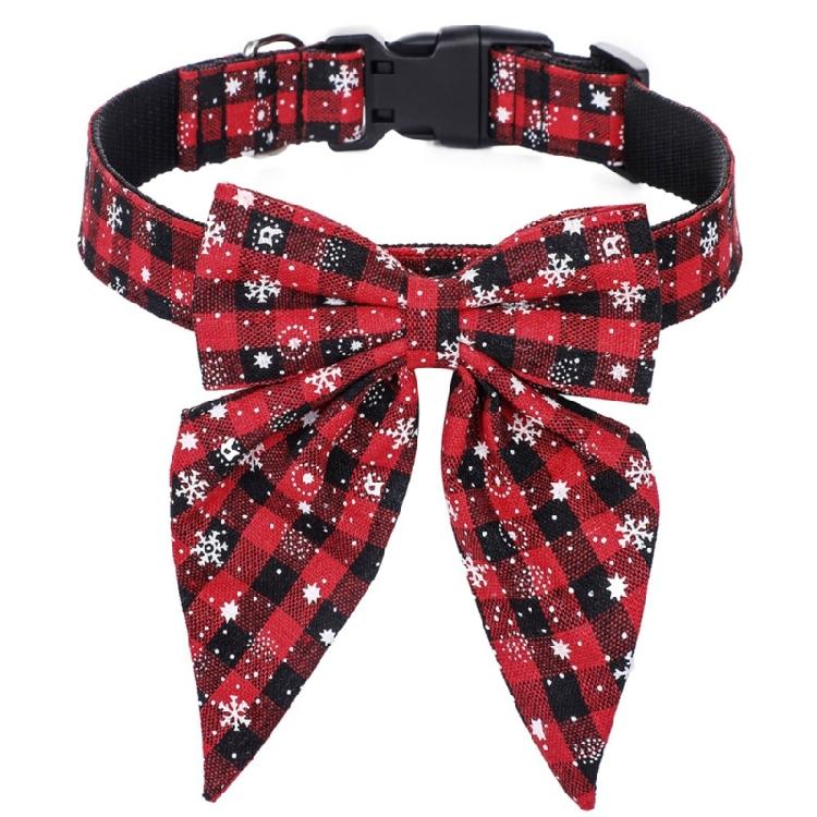 Breakaway Cat Collar Christmas Dog Dress Up Tie Festive Pet Decorative Collar