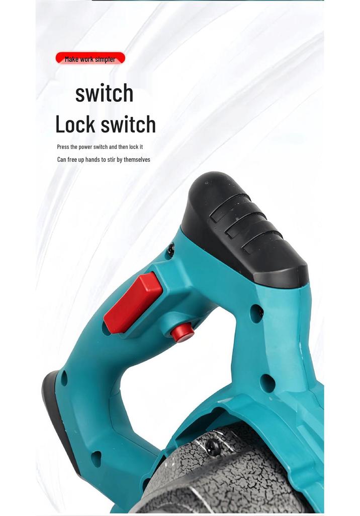 Handheld Electric Mixer for Paint, Cement, Putty, and Powder