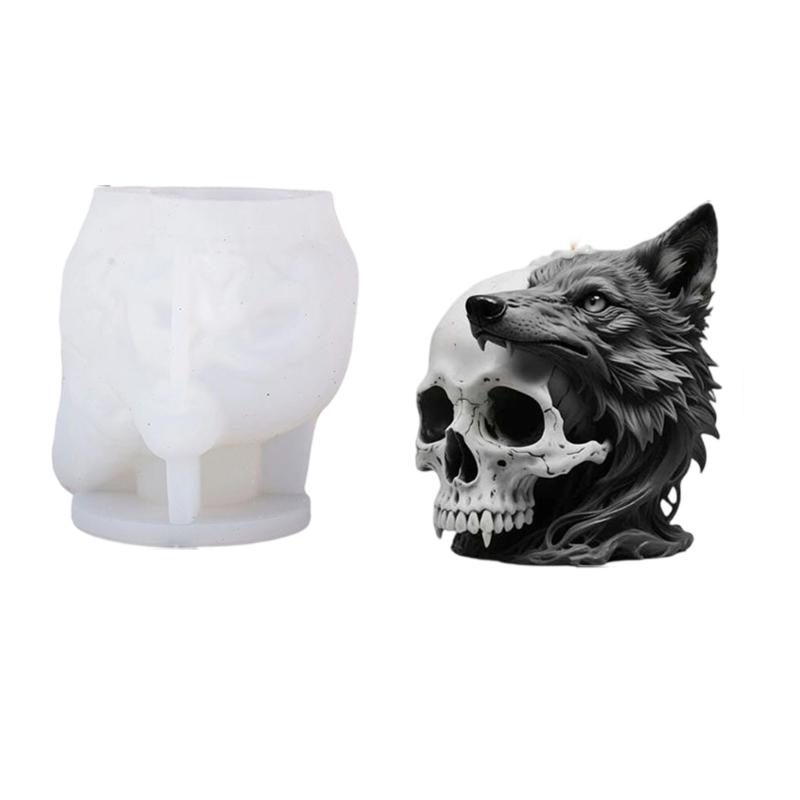 Craft Candle Casting Mould Fantasy Animal Relief Candle Mould, Flexible Body for Soap Base Gypsum Ornament and Resin Casting