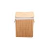 Woven Bamboo Large Hamper Laundry Basket Toy Storage Bin Fabric Foldable Organizer