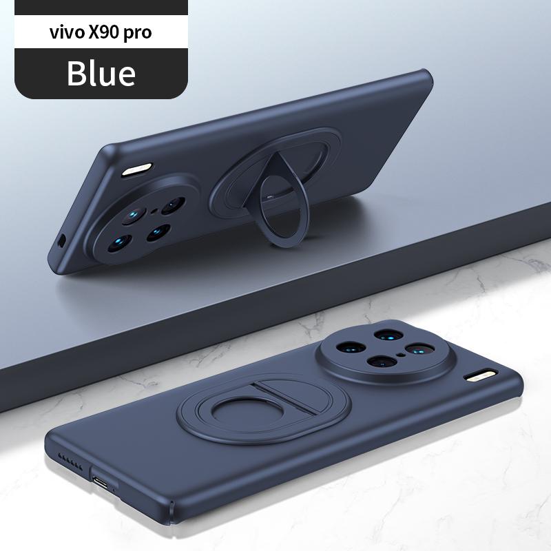 For VIVO X100 Pro Case Hard PC Skin With Ring Stand Magnetic Protective Back Cover Case For VIVO X100 X90 X80 Pro Phone Shell