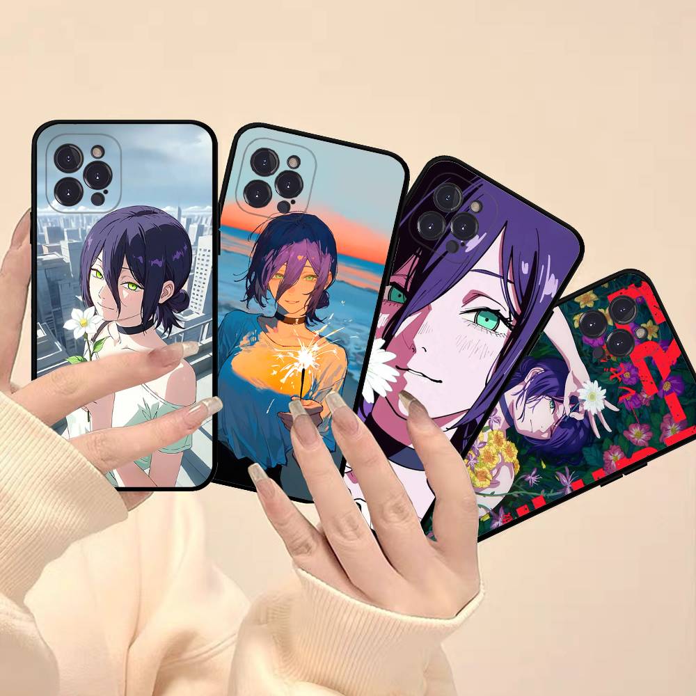 Action Anime Chainsaw Man Reze Arc Phone Case For Iphone 17 Air 16 15 14 13 12 11 Pro Max 16 15 14 Plus TPU Soft Case