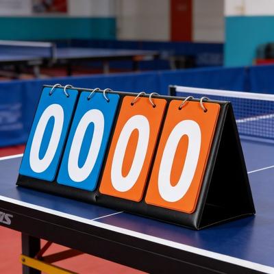 Scoreboard Score Keeper Flip Scoreboard for Basketball Tennis Sports Portable Competition Points Board