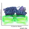 LED Halloween Luminous Glasses Pumpkin Fluorescent Glasses Funny Party Glowing Glass  Toy