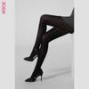 HAVEN: Sexy Aurora Glossy Open Crotch Pantyhose with Extended JK Socks, Silky Horse Oil Finish.