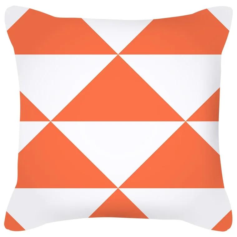 Cushion Cover Geometric Pattern Blue Gray Pillow  Upholstered Sofa   Home Decor