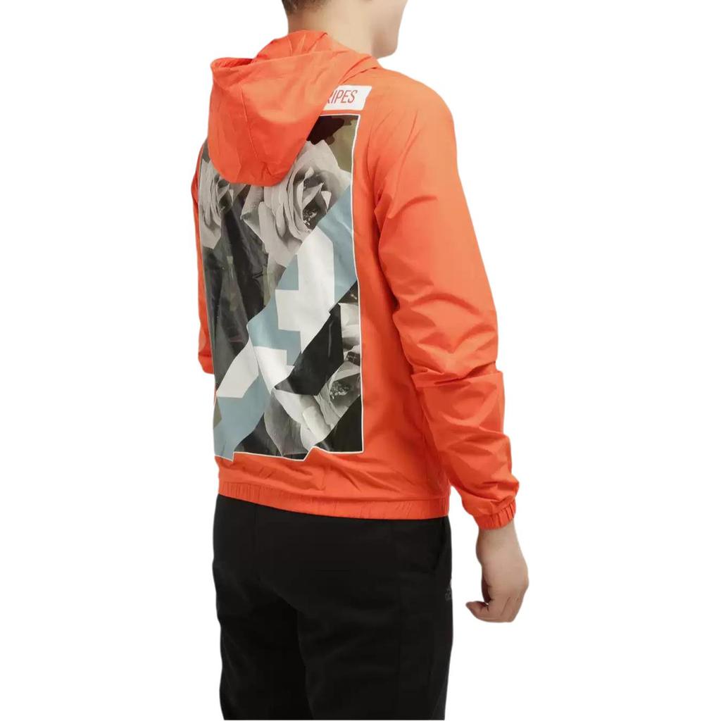 adidas Neo Sports Kapuzenjacke Herren Oberbekleidung Orange Gelb FL4424