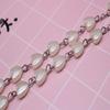 Religion Christian Faux Pearls Rosary Necklace For Women Crossed Pendant Clavicle Chain Beads Chains Fashion Jewelry