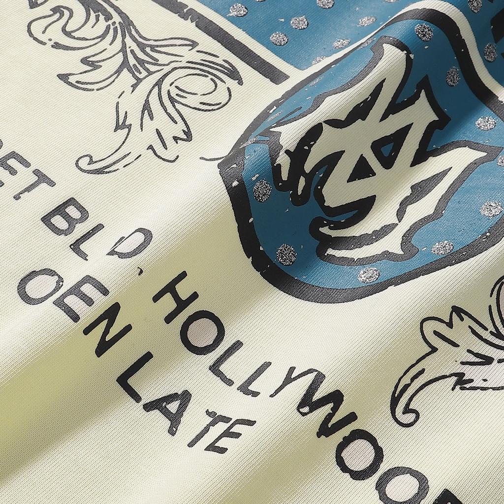 732 Amiri 2025 Sommar Ny Herr- och Dam Lös Högkvalitativ Bomull Plus Size T-shirt Par T-shirt