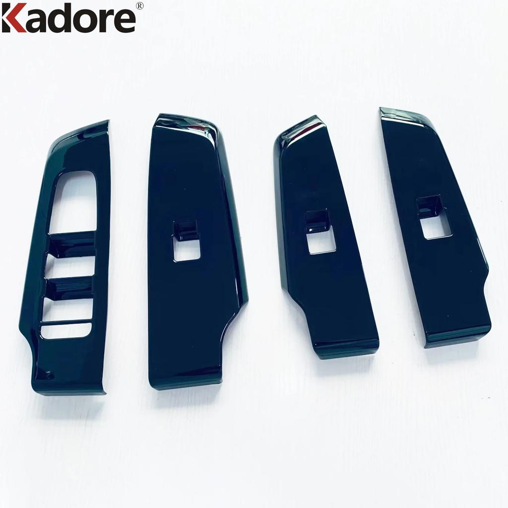 Car Inner Door Armrest Window Lift Switch Button Cover Trim For Mitsubishi Outlander   2024 2025 Interior Accessories