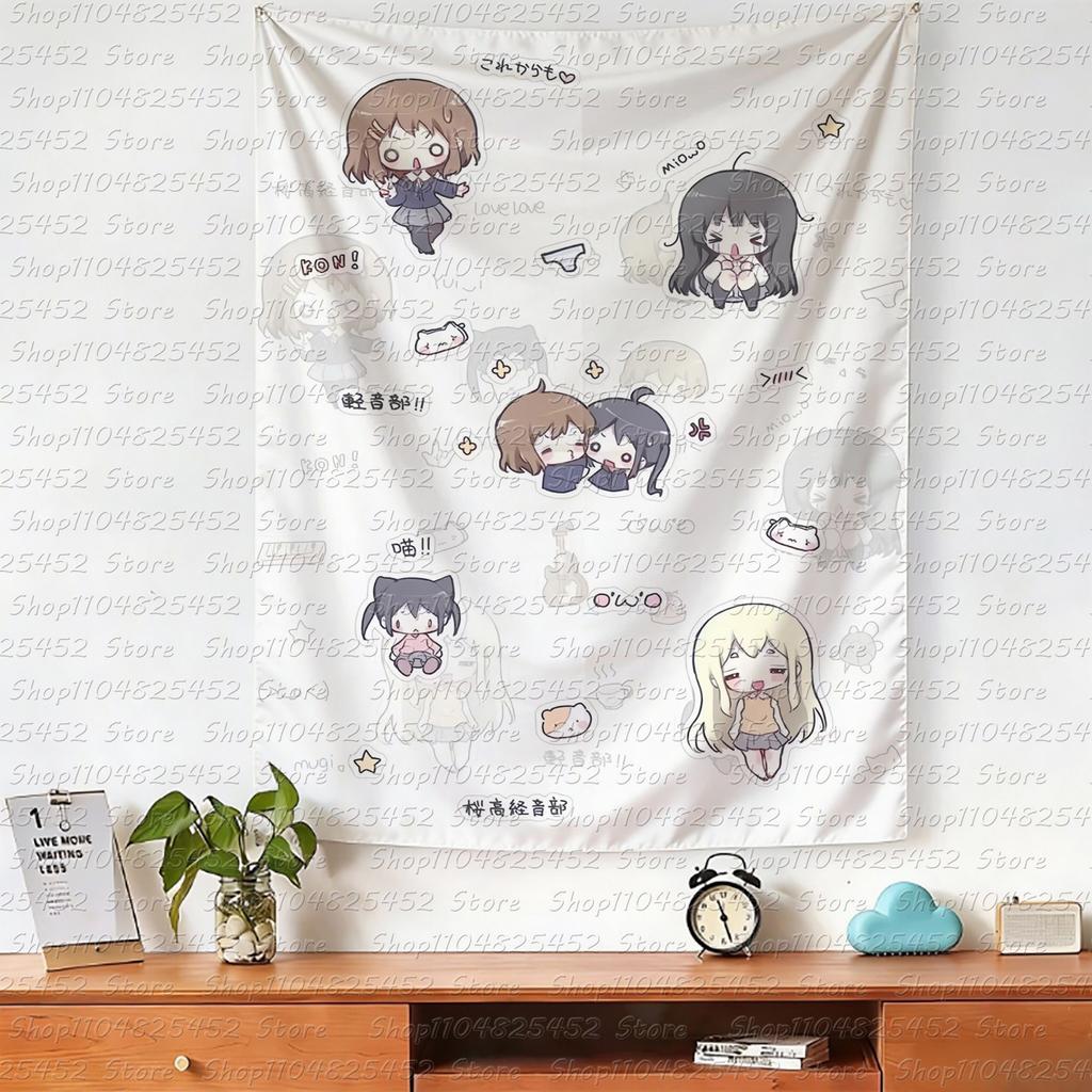Kawaii Anime Pink Girl Tapestry Cute Home Decor Wall Hanging Artwork Ideal for Girls Room Decor