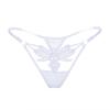 Sexy Embroidery Sexy Panties Real Temptation Fashion Hollow Thong Transparent Hip Underwear Women 2150