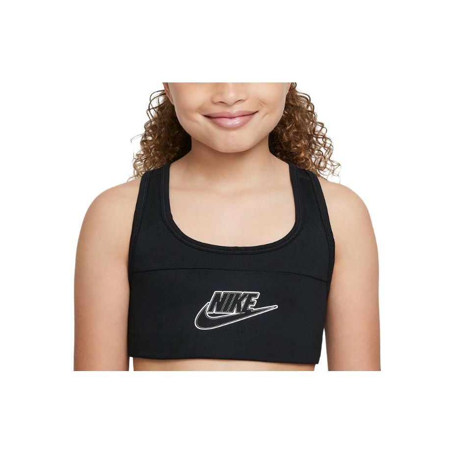

Nike Спортивная майка с принтом логотипа Swoosh Dri-FIT, детские топы, черный DD7960-010 M