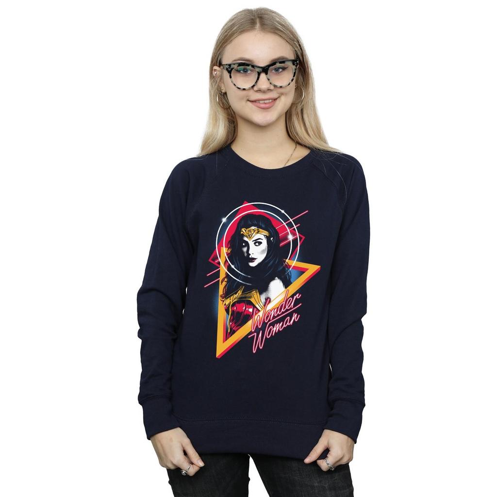 DC Comics Womens/Ladies Wonder Woman 84 Diana 80s Triangle Sweatshirt
