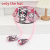 Cartoon Fisherman Hat For Kids With 3d Ears And Stitch Spider Man Print Design Summer Sun Protection Cotton Polyester