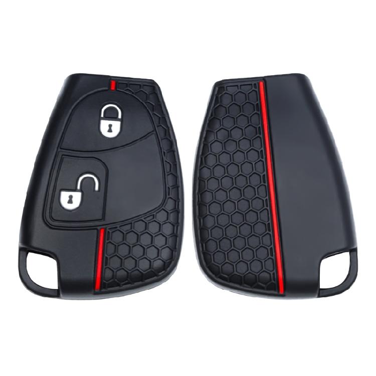 Remote Key Cover Protective Shell Soft Fob Protector Cover Car Key Case for B200 S350 E280 Full Protection Key Fob Case