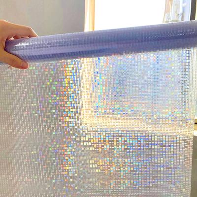 1pc Glass Film Decorative Home Stained Mosaic Window Sticker PVC Privacy Rainbow Removable