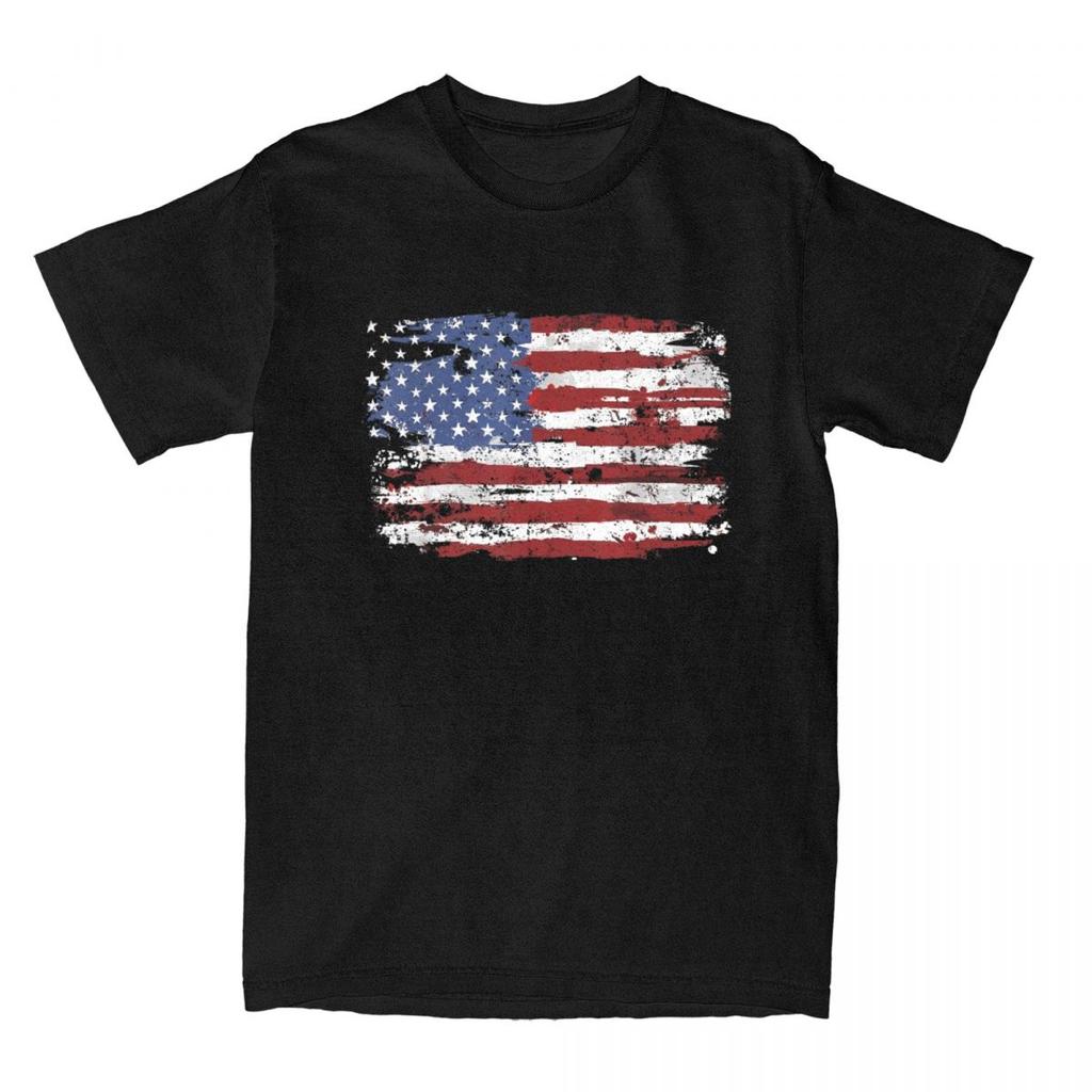 Steagul American SUA Statele Unite ale Americii SUA 4 Iulie Tricou Tricouri de Vară Tricou de Bumbac Pentru Bărbați Mânecă Scurtă