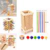 Wooden Stick Montessori Puzzle Toy For Kids Educational Game Board Fun Activity