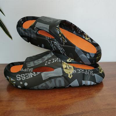 Sommer Trend Herren Hausschuhe Rutschfeste Sandalen Dicke Weiche Plateau Hausschuhe Indoor Outdoor Dusche Badezimmer Hausschuhe Freizeitschuhe