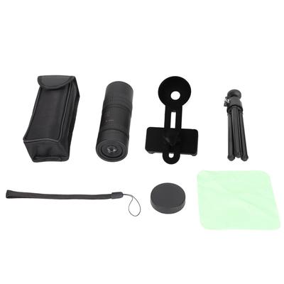 Mobile Phone Telephoto Lens BAK4 Prism Stretchable Telescope Zoom Macro Lens with Tripod for