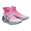 Li Ning Wow 9 Wade 9 Infinity Release Basketbalové boty s vysokým svrškem Dámské basketbalové boty Bílé Růžové ABER002-2