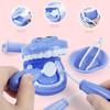 Simulated dentist set, playing house doctor toy, early education toy, simulated oral brushing and filling toy, 9-piece set