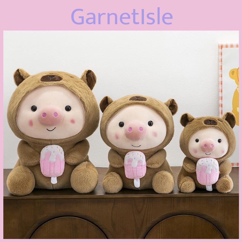 Capybara Transformation Pig Plush Toy Water Crystal Soft For Kids